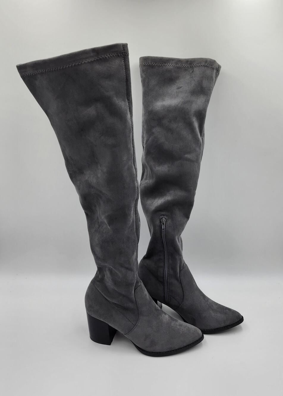 dv Dolce Vita Trude Over-The-Knee Boots in Gray Size 8
